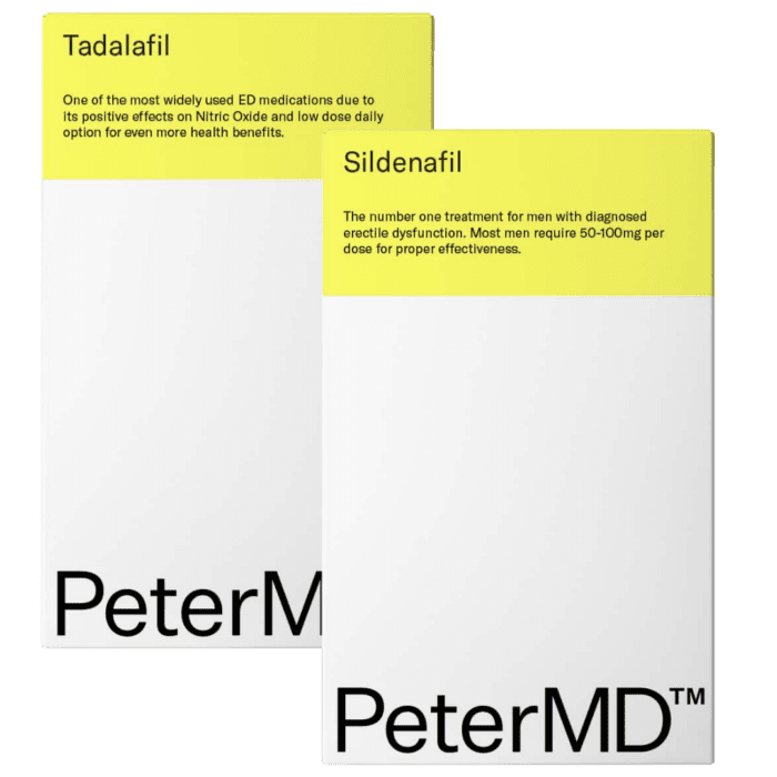 Tier 2: Sildenafil + Tadalafil (10 Tablets Of Each)
